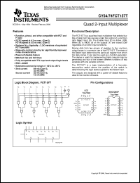 Click here to download CY74FCT157CTSOCT Datasheet