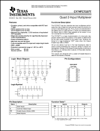 Click here to download CY74FCT257CTSOCT Datasheet