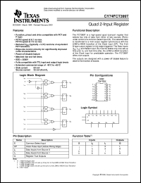 Click here to download CY74FCT399ATSOCT Datasheet