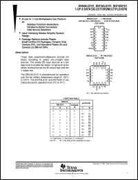 Click here to download SNJ54ALS151FK Datasheet