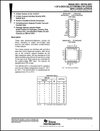 Click here to download SNJ54ALS251J Datasheet