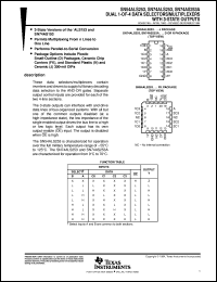 Click here to download SNJ54ALS253FK Datasheet