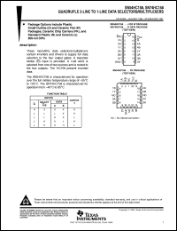 Click here to download SN74HC158N Datasheet