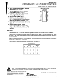 Click here to download SN74LVC157ADBR Datasheet