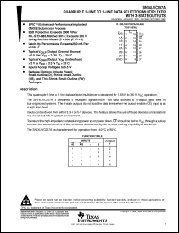 Click here to download SN74LVC257AD Datasheet