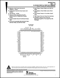 Click here to download SN74ACT7811-18PN Datasheet