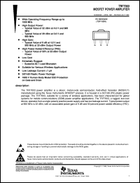 Click here to download TRF7003PKR Datasheet