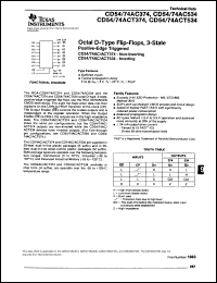 Click here to download CD74AC374E Datasheet