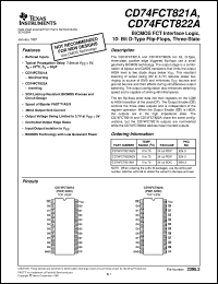 Click here to download CD74FCT821AM96 Datasheet