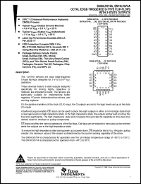 Click here to download SN74LV574ADBR Datasheet