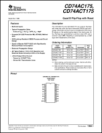 Click here to download CD74AC175M Datasheet