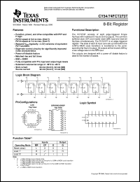 Click here to download CY74FCT273TSOCT Datasheet