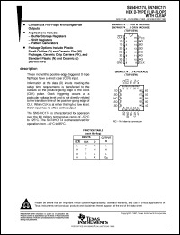 Click here to download SN54HC174J Datasheet