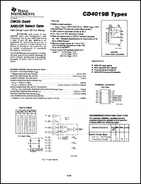 Click here to download CD4019BPWR Datasheet