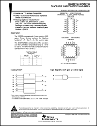 Click here to download SN74ACT08 Datasheet