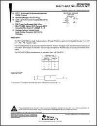 Click here to download SN74AHC1G86 Datasheet