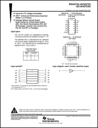 Click here to download SN74ACT04 Datasheet