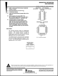 Click here to download SN74AHCU04 Datasheet
