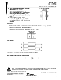 Click here to download SN74ALVC04 Datasheet