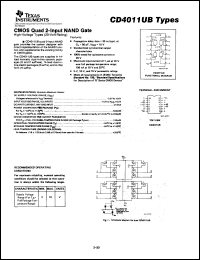 Click here to download CD4011UBPWR Datasheet
