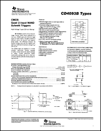 Click here to download CD4093BM96 Datasheet