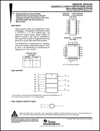 Click here to download SN54HC03 Datasheet