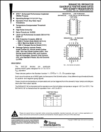 Click here to download SN74AHC132DBR Datasheet