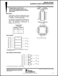 Click here to download SN54F02 Datasheet