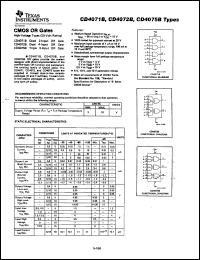 Click here to download CD4071BPWR Datasheet