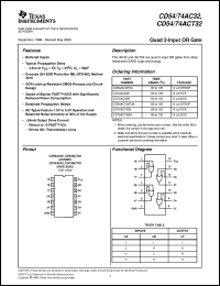 Click here to download CD54AC32F3 Datasheet