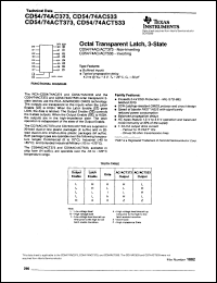 Click here to download CD54AC373F3A Datasheet