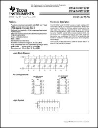 Click here to download CY74FCT573ATSOCT Datasheet