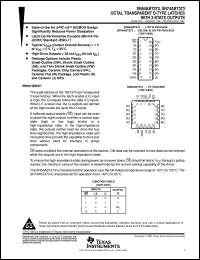 Click here to download SN74ABT373DBLE Datasheet