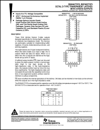 Click here to download SN74ACT373DW Datasheet