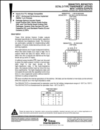 Click here to download SN74ACT573DW Datasheet