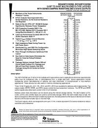 Click here to download SN74ABTH162260 Datasheet