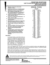 Click here to download SN74ABTH16260DLR Datasheet