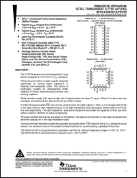 Click here to download SN74LV573ADWR Datasheet