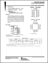 Click here to download SN54LS396J Datasheet