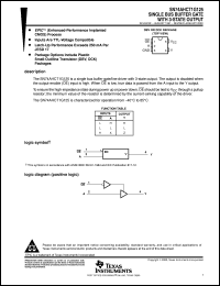 Click here to download SN74AHCT1G125DCKR Datasheet