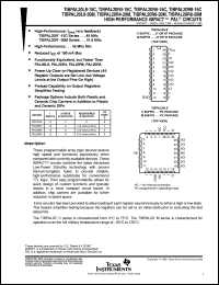 Click here to download TIBPAL20L8-15 Datasheet