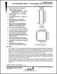 Click here to download TIBPAL22V10-15 Datasheet