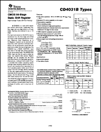 Click here to download CD4031BF3A Datasheet