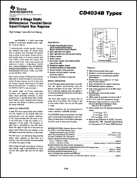 Click here to download CD4034BE Datasheet