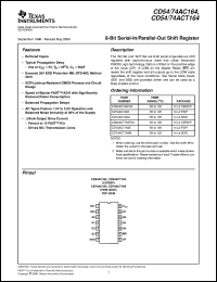Click here to download CD74AC164E Datasheet