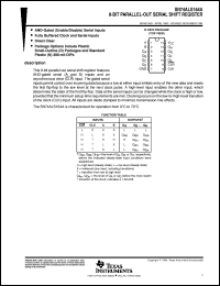 Click here to download SN74ALS164ADR Datasheet