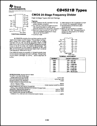 Click here to download CD4521BE Datasheet