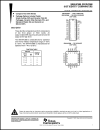 Click here to download SN74HC688DWR Datasheet