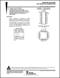 Click here to download SN74HC684 Datasheet