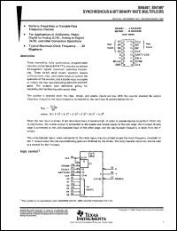 Click here to download SN7497N3 Datasheet